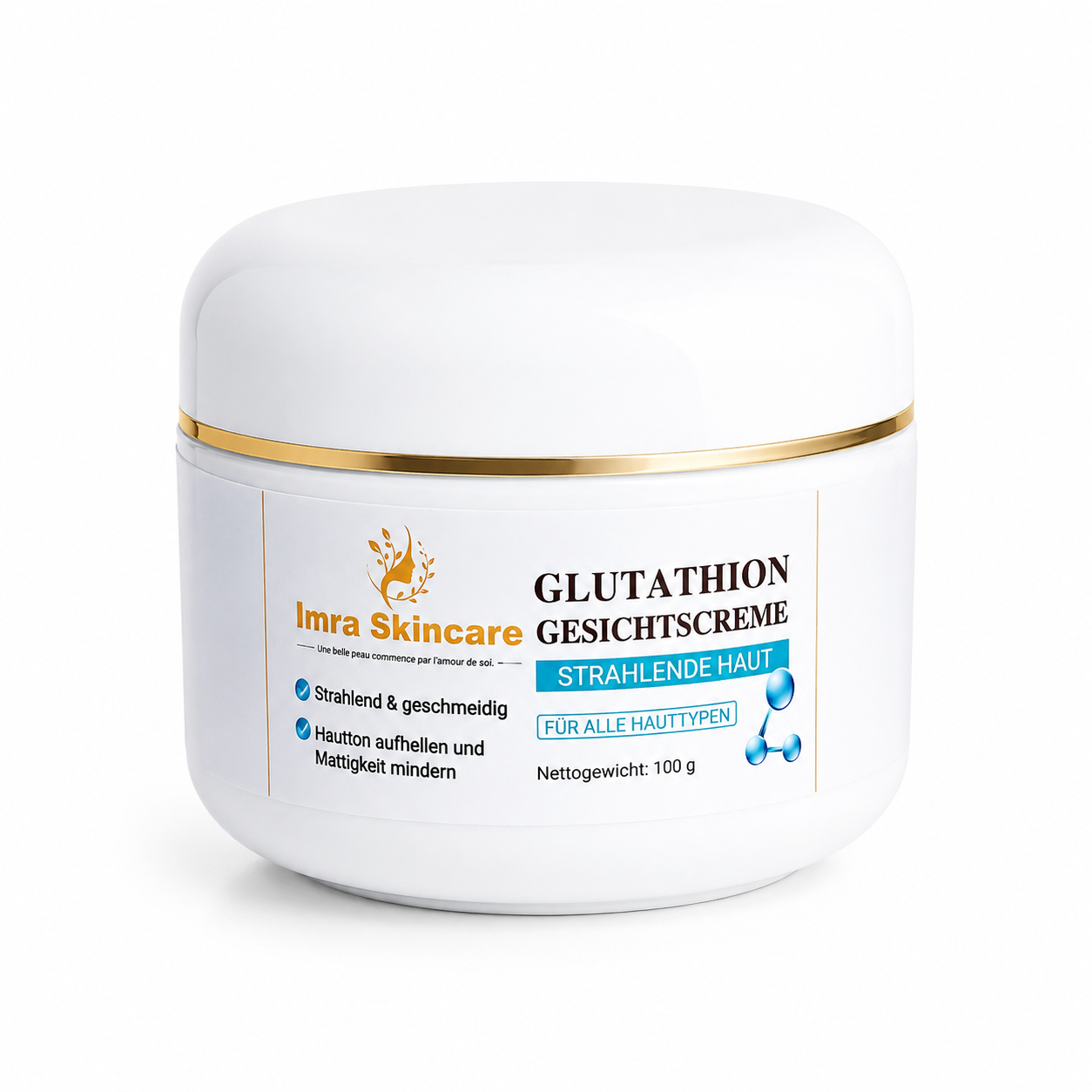 Crème visage Glutathion Éclat & Hydratation Imra Skincare